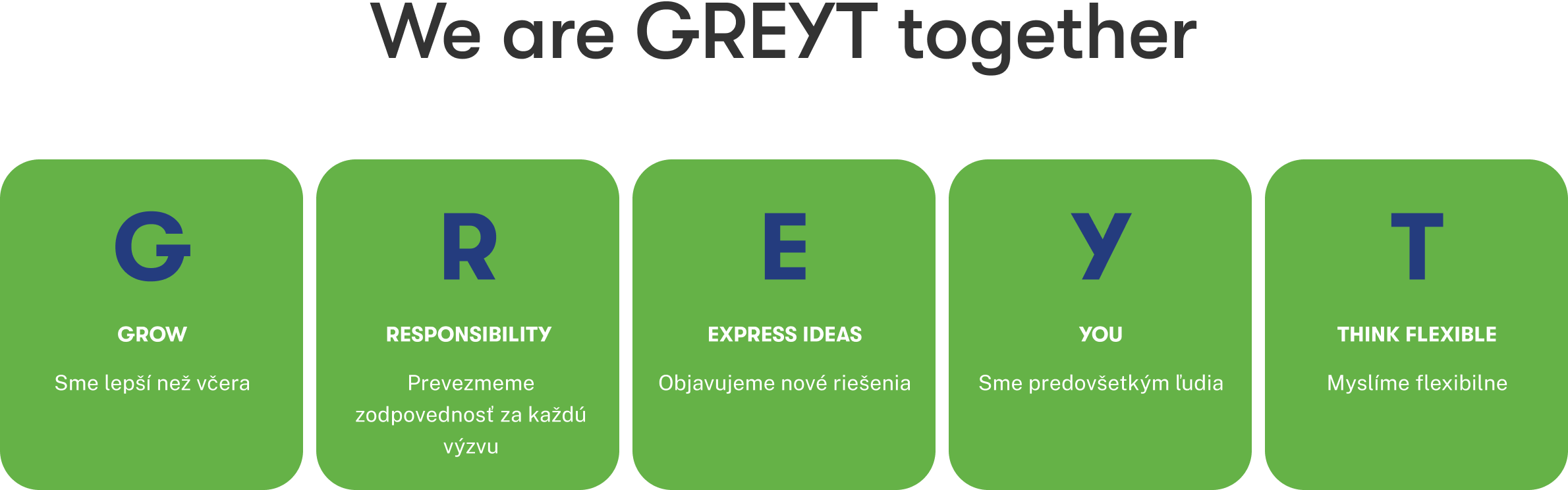 We are GREYT together